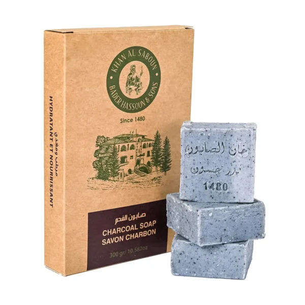 Charcoal soap packet