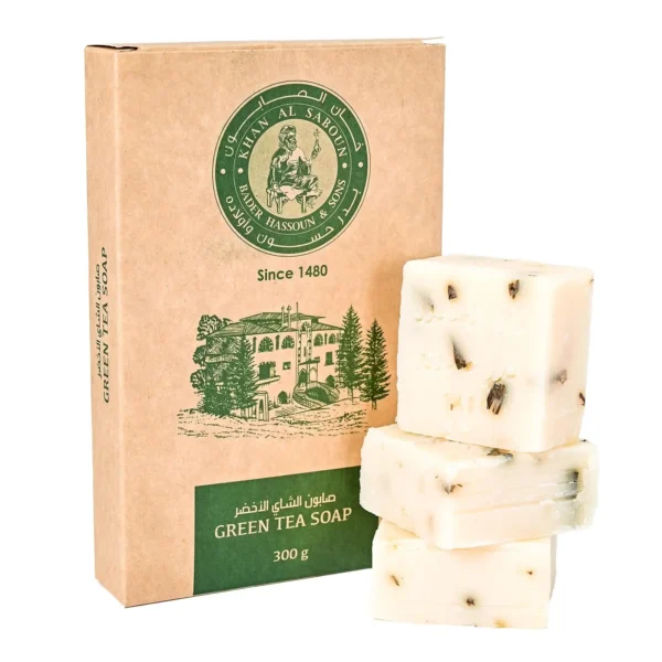 Green tea soap packet